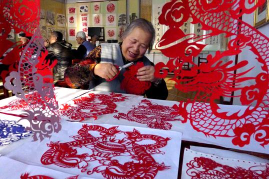 出神入化，剪纸艺术代代传承-八福集