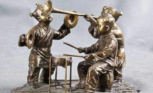 铜雕艺术的魅力-八福集