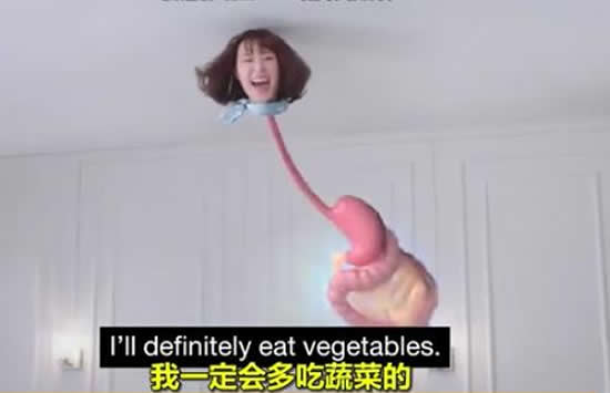 泰国广告是如何劝你吃蔬菜的 网友：用意是好的就是太吓人了！