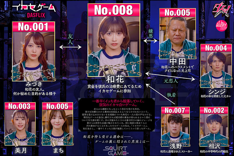 「AV版鱿鱼游戏」合演资料及作品DASS-534内容预览-八福集